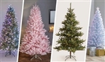 搜索量飙升160%！人造圣诞树玩出新花样，半棵树、粉色树走红TikTok